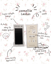 Matte Platinum Camellia Lash trays