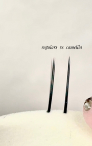 Matte Platinum Camellia Lash trays